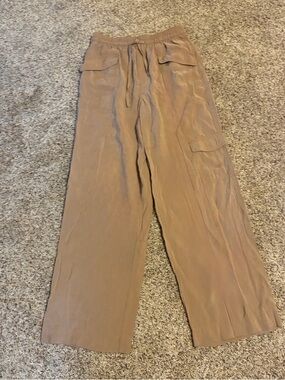 Madewell Wide Leg Drawstring Cargo Pants